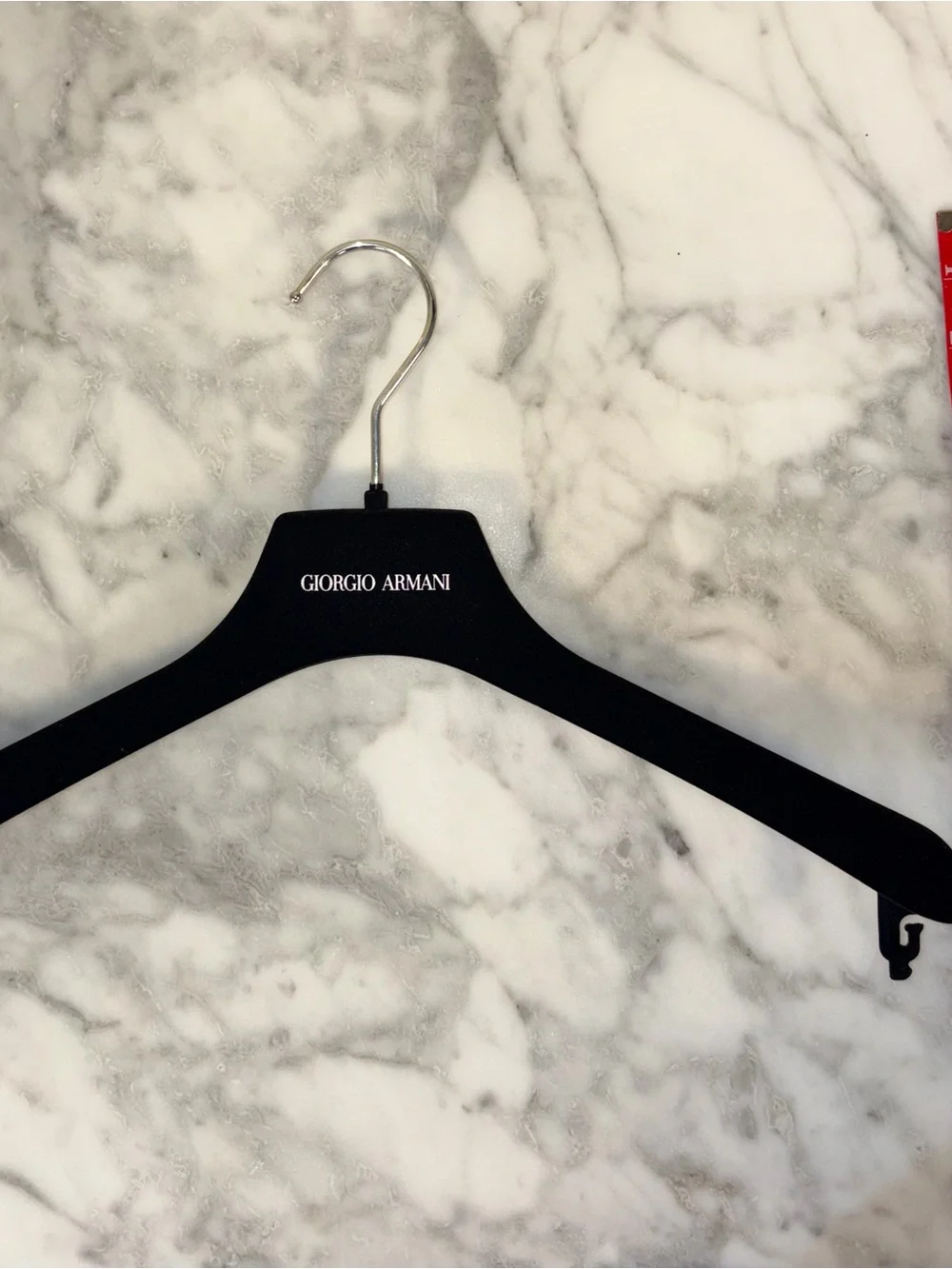 Authentic GIORGIO ARMANI Black Velvet Luxury Hanger